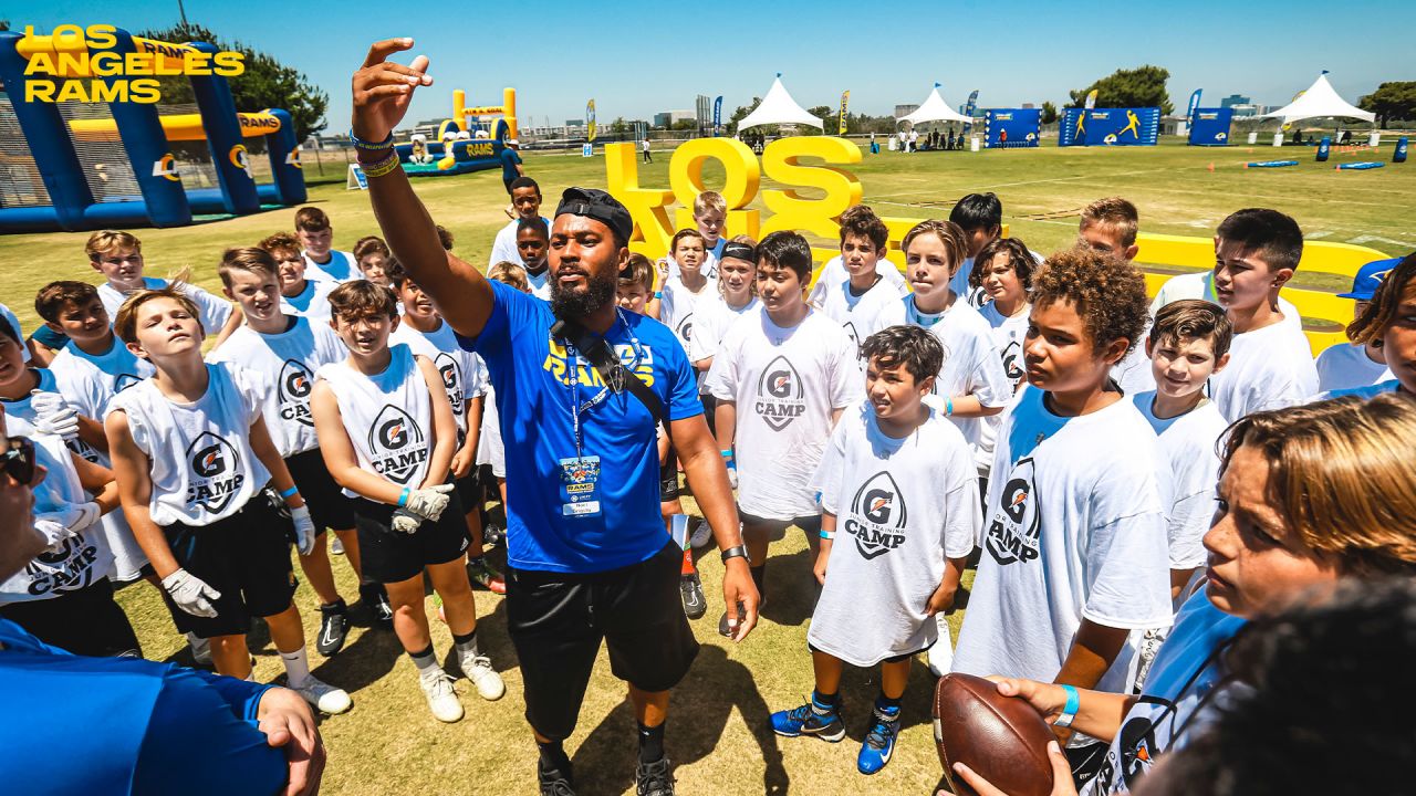 Rams Conduct Youth Football Clinic To Commemorate Juneteenth