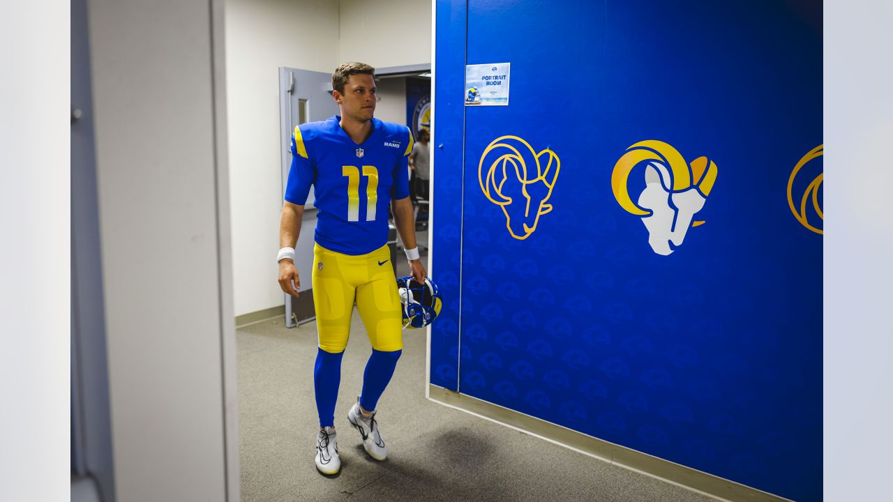 MEDIA DAY PHOTOS: Rams players shine bright on LED stage