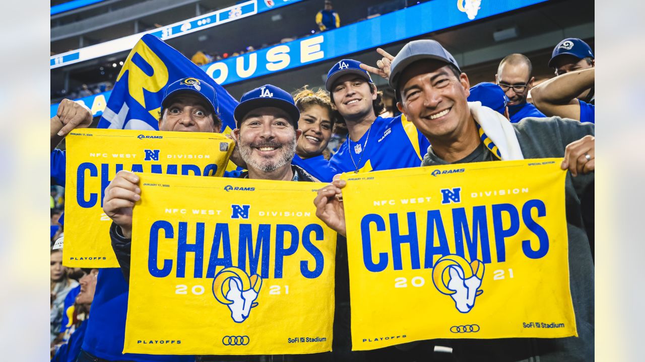 FAN PHOTOS: Best of Rams fans at SoFi Stadium for big Wild Card