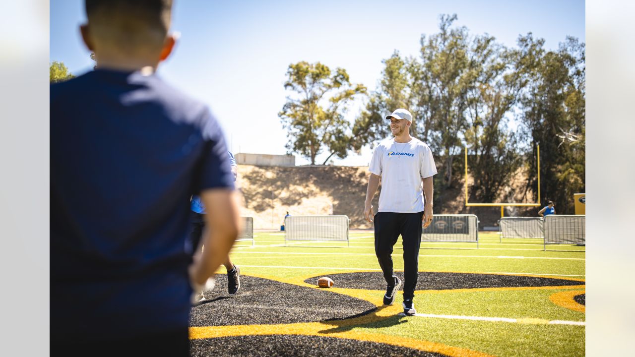 Los Angeles Rams Host Youth Football Camp at Long Beach Salvation