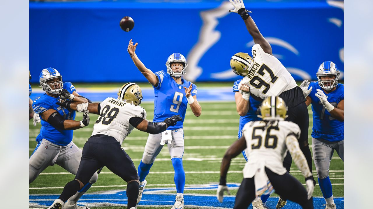 Georgia quarterback Matthew Stafford holds up his Detroit Lions jersey  after he is selected by the Lions as the number 1 overall pick at the 2009  NFL Draft at Radio City Music