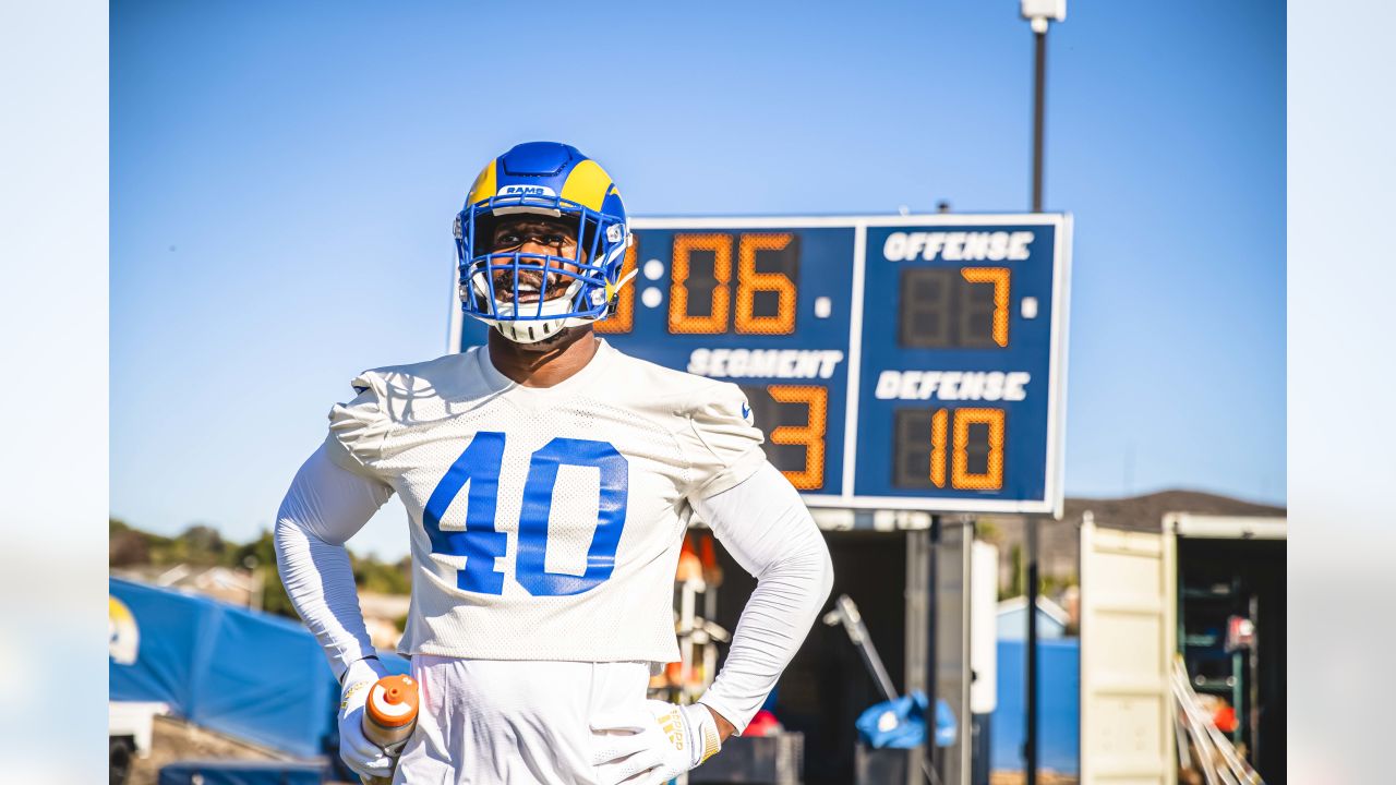 PHOTOS: OLB Von Miller's first day at Rams practice