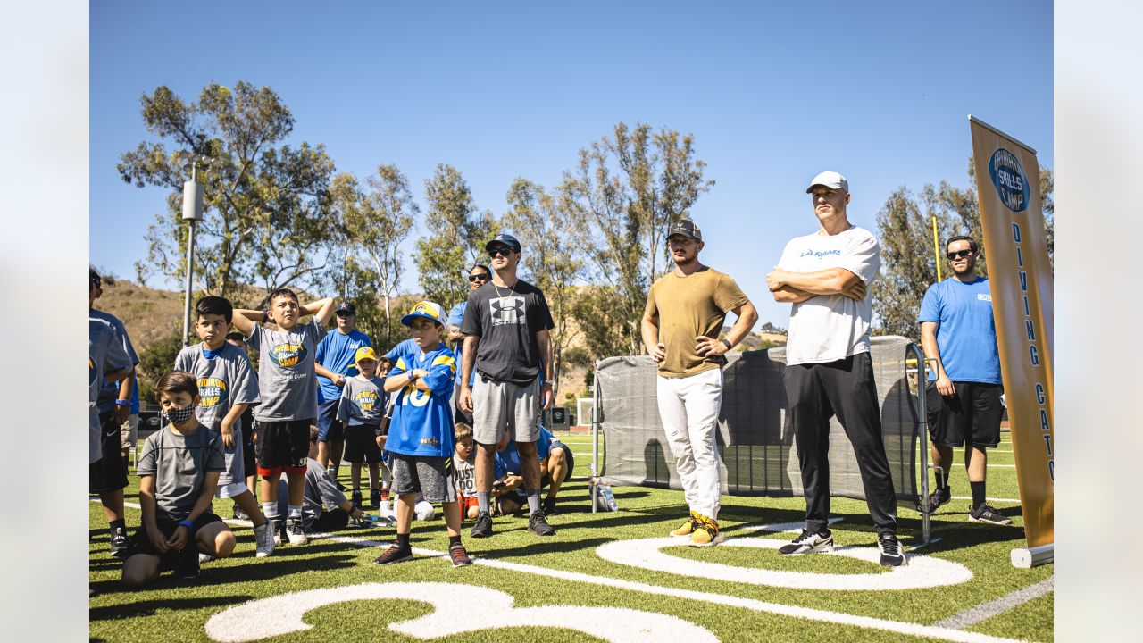 LA Rams host football camp for youth at Twentynine Palms military base -  ABC7 Los Angeles