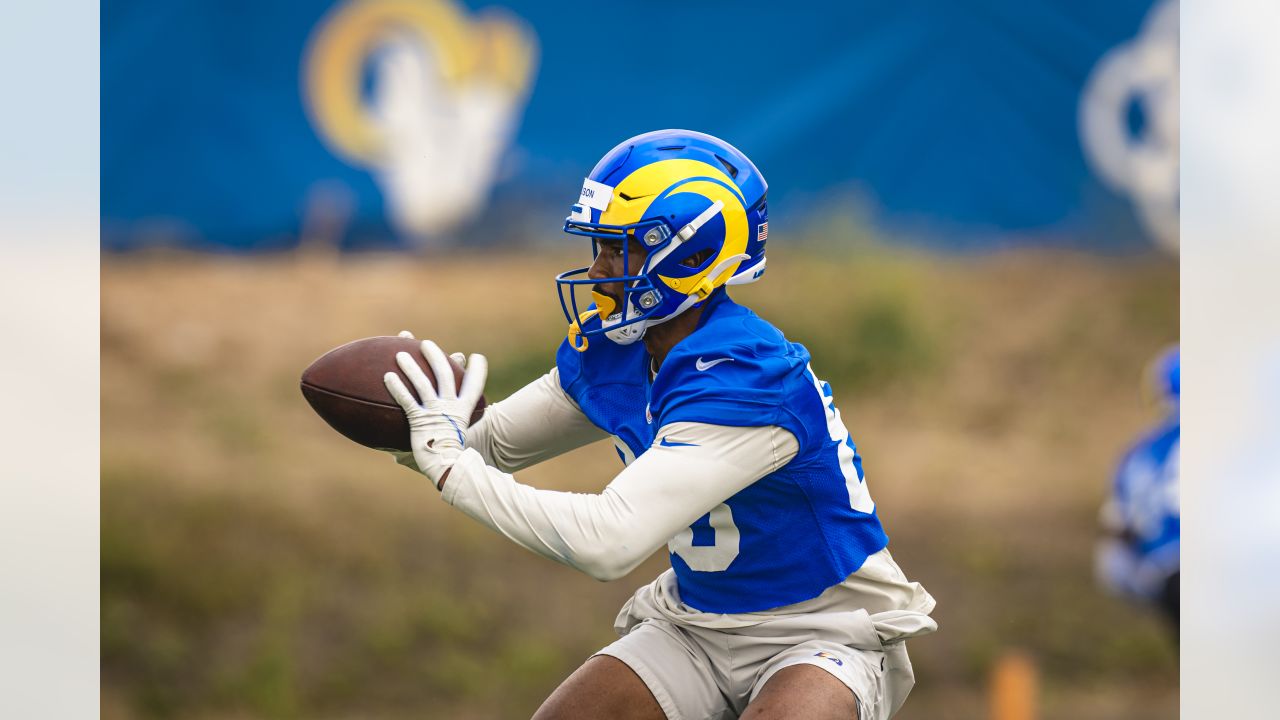 PRACTICE PHOTOS: Ernest Jones, Kyren Williams, Marquise Copeland & more  Rams players practicing with intensity at OTAs