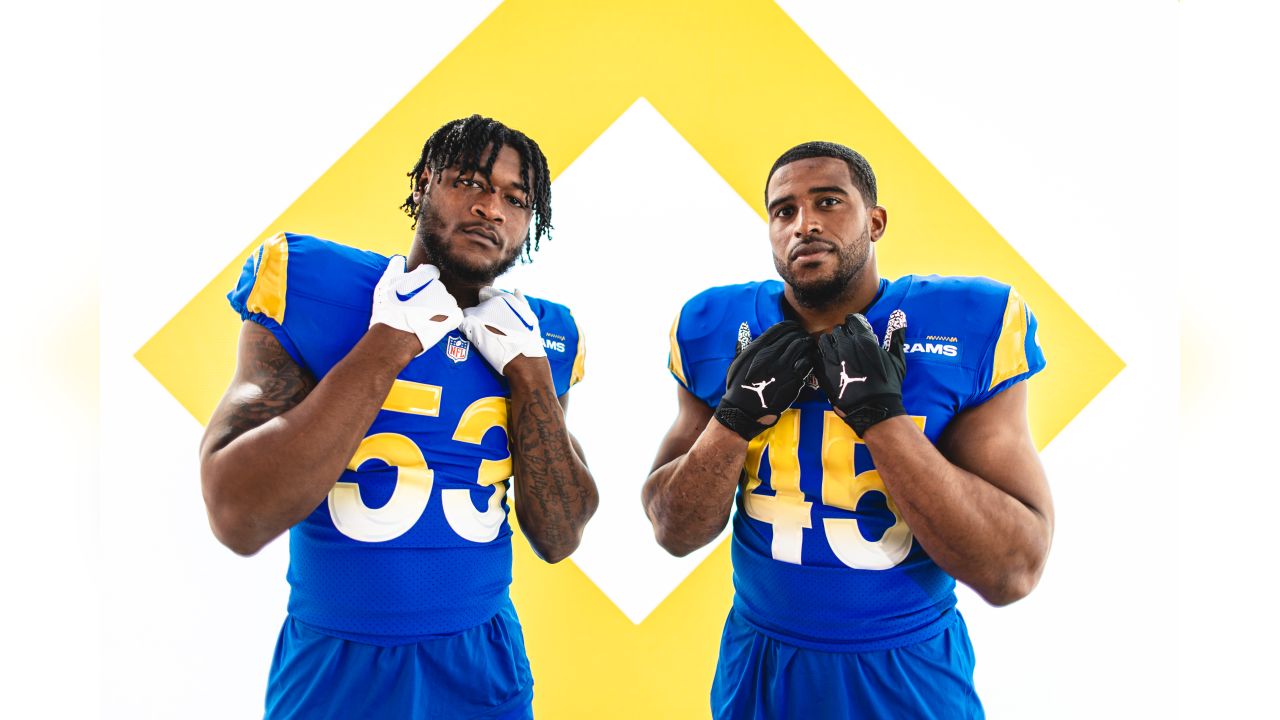 MEDIA DAY PHOTOS: Rams players shine bright on LED stage