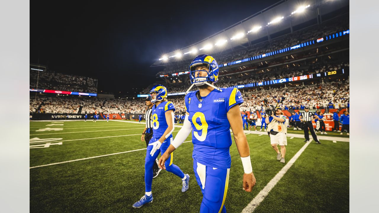 PREGAME PHOTOS: Ben Skowronek, Aaron Donald & more Rams players warm up at  Paycor Stadium ahead of Week 3 matchup vs. Bengals