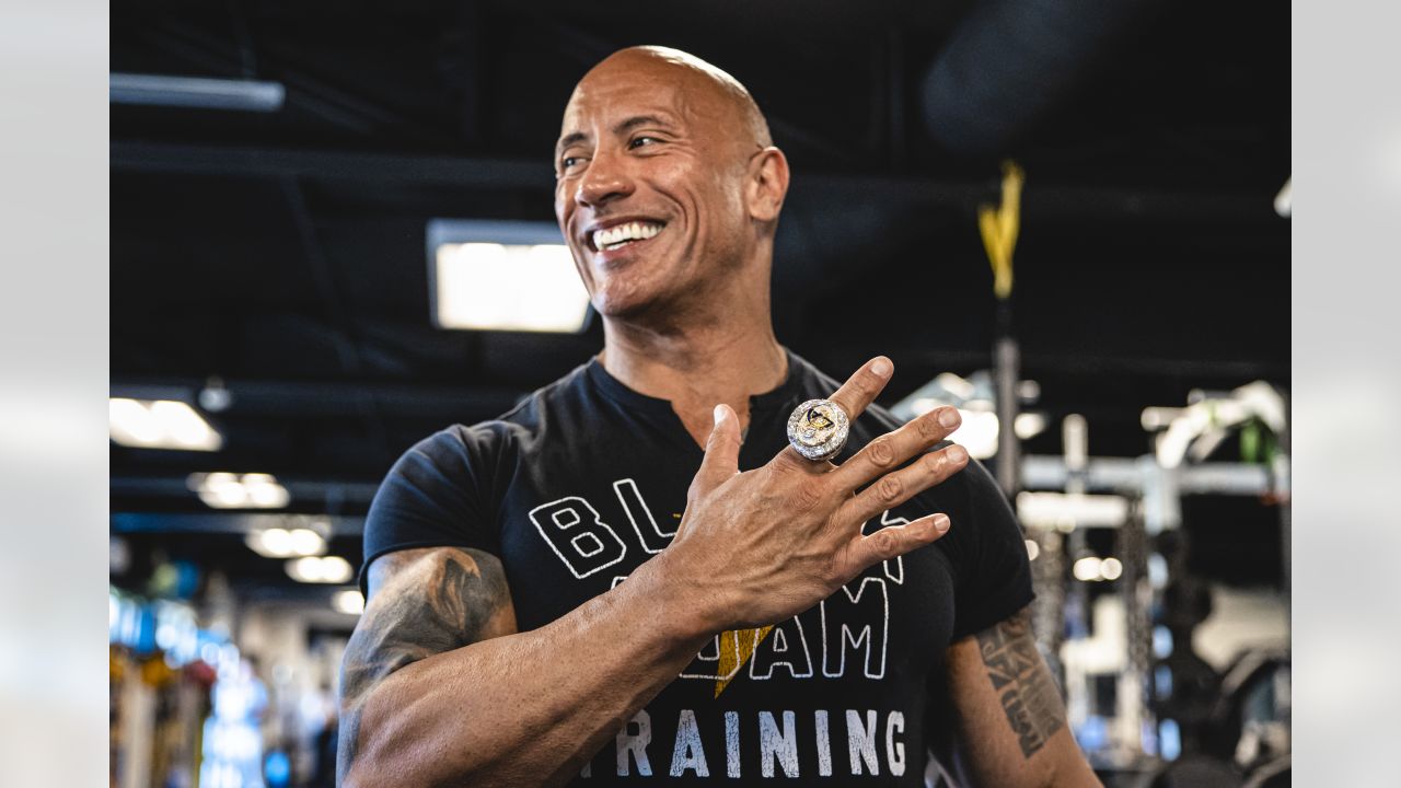 Rams star Aaron Donald and Dwayne 'The Rock' Johnson hit the gym ahead of  NFL season-opener