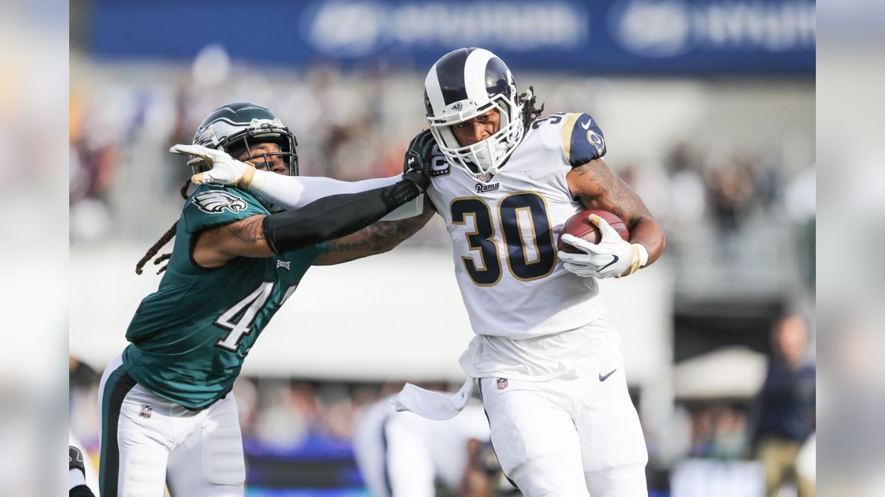 Marcus Peters swaps jerseys with Todd Gurley, reunites with Rams