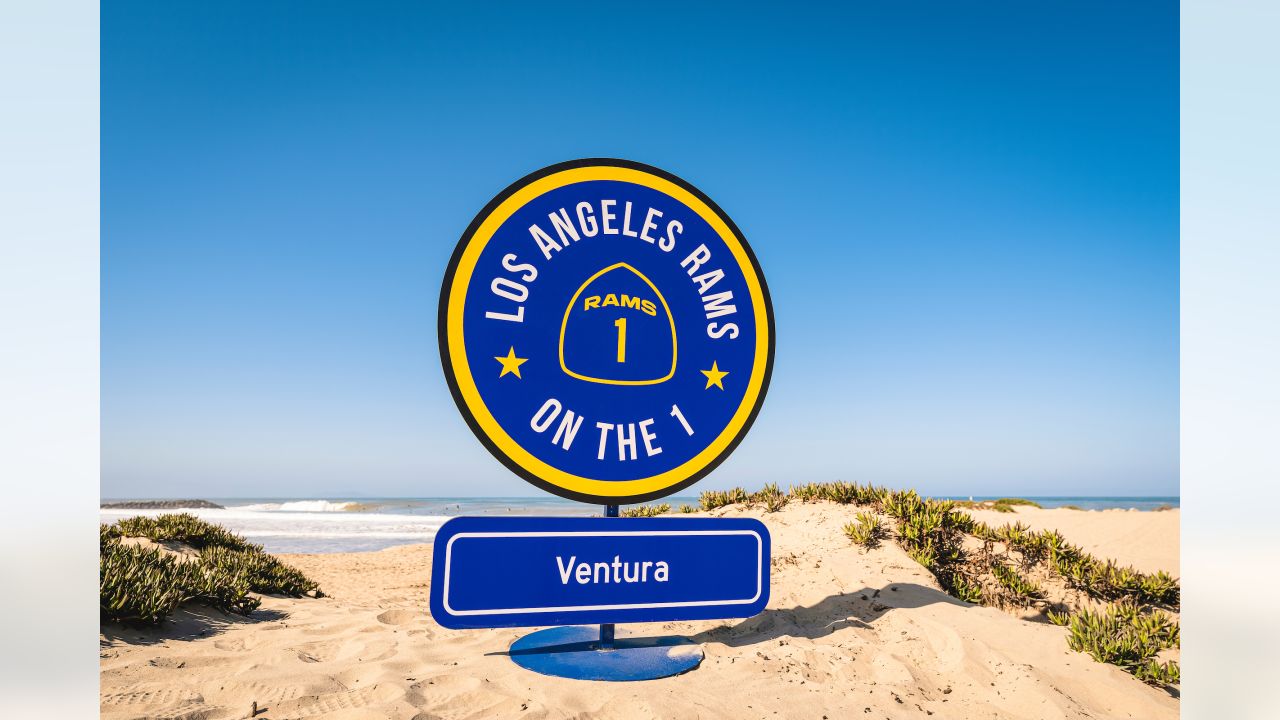 See how LA Rams fans enjoyed the team's beach tour stop in Ventura