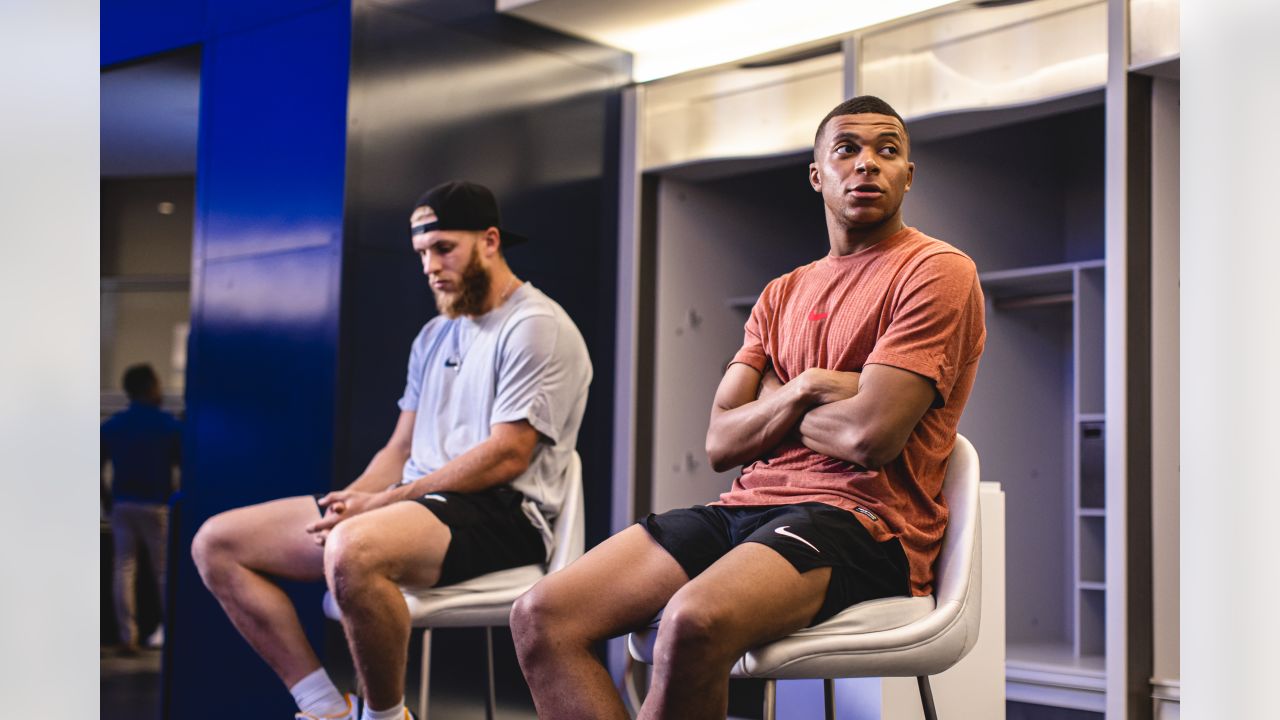 Look: Cooper Kupp hung out with Kylian Mbappé at SoFi Stadium, swapped  jerseys with him