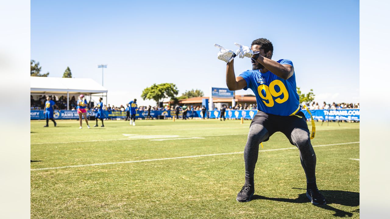 CELEBRITY PHOTOS: Stars showed up & showed out for Rams Celebrity Flag  Football Game