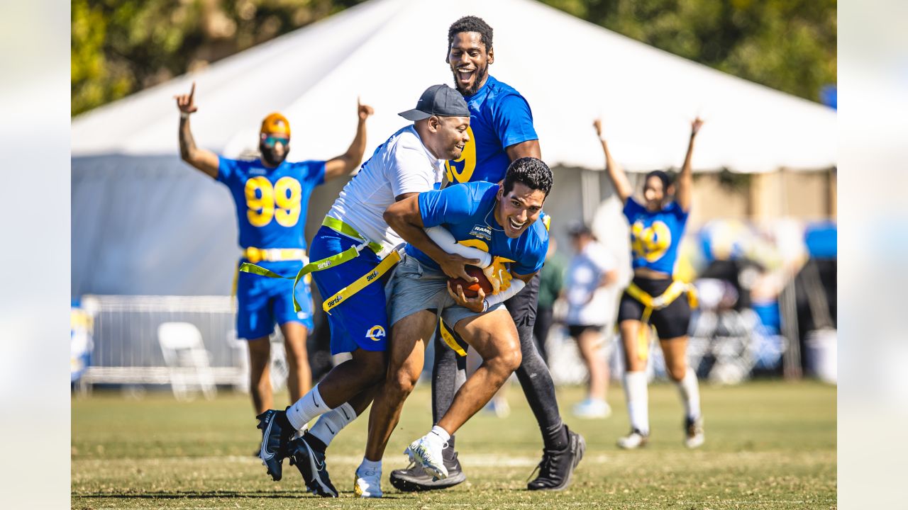 Cheering on @joshrichards today as he plays in the @rams celebrity flag  football game! 