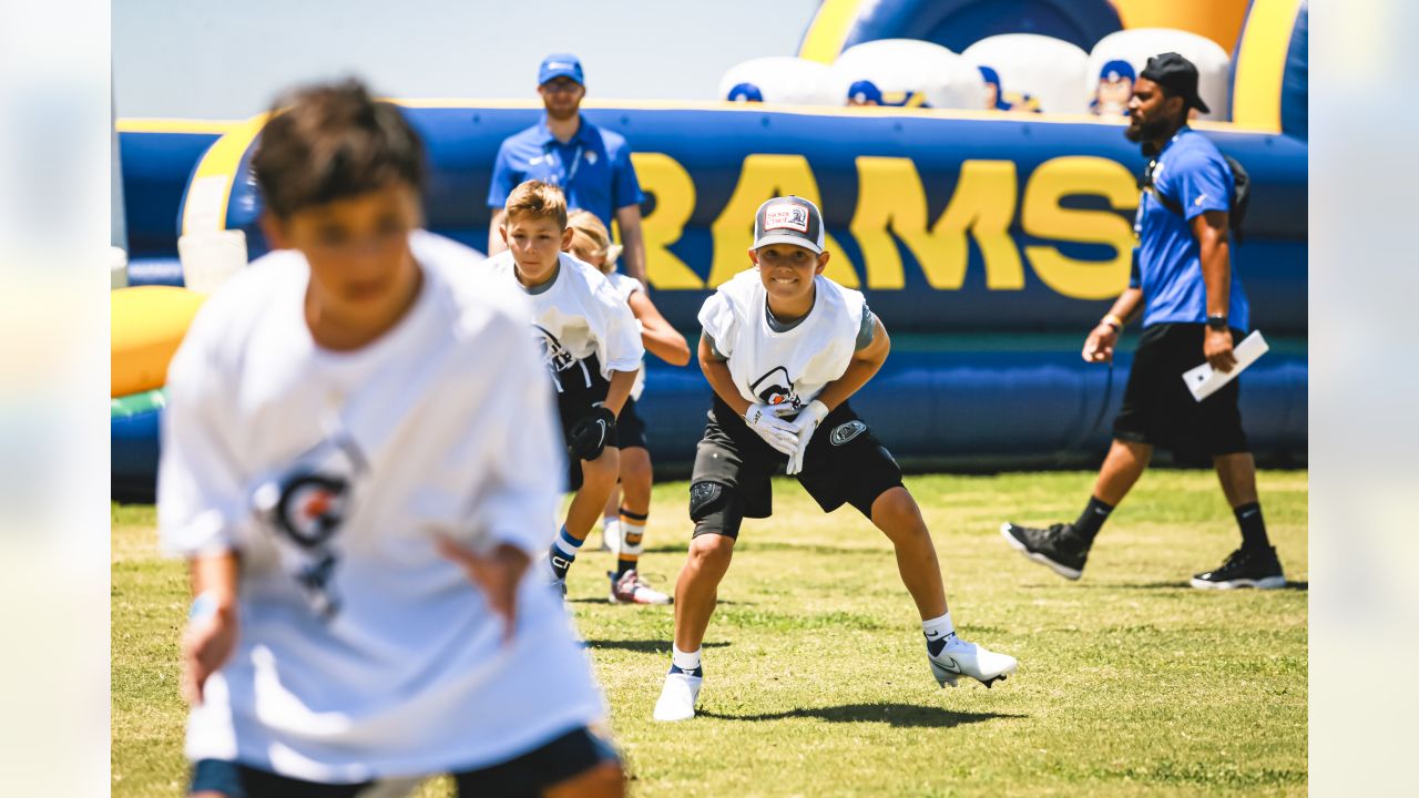 Rams Conduct Youth Football Clinic To Commemorate Juneteenth