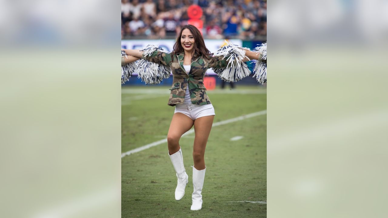 Los Angeles Rams Cheerleader Hopeful Sativa Editorial Stock Photo