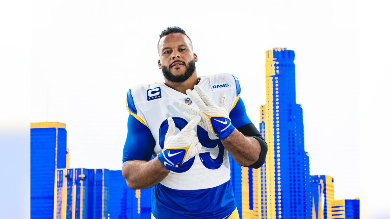 MEDIA DAY PHOTOS: Rams players shine bright on LED stage