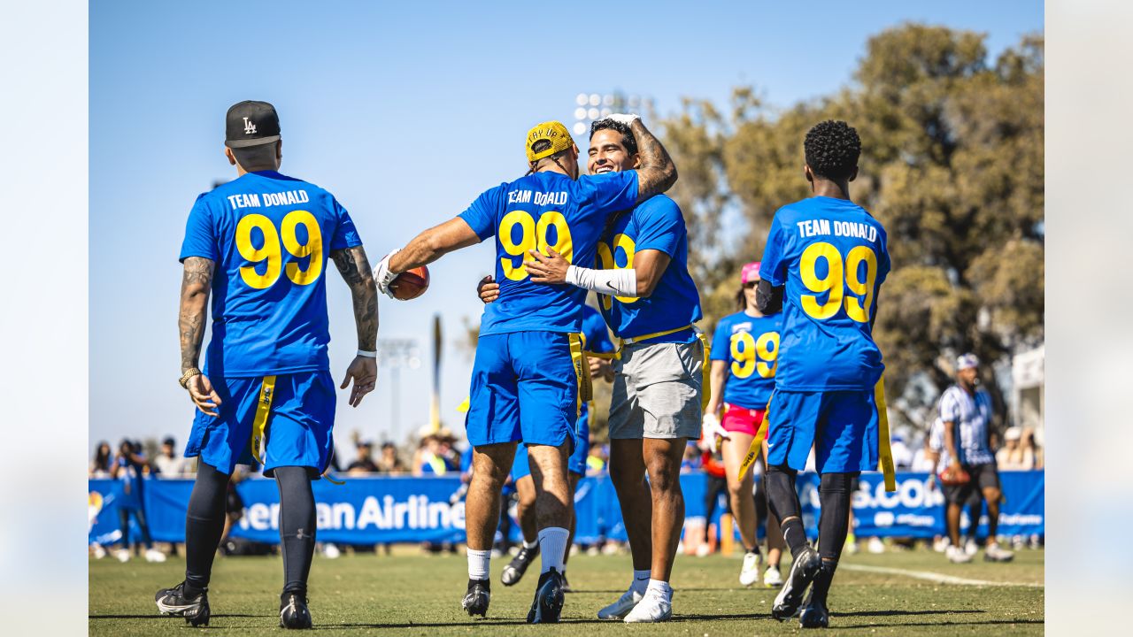 CELEBRITY PHOTOS: Stars showed up & showed out for Rams Celebrity Flag  Football Game