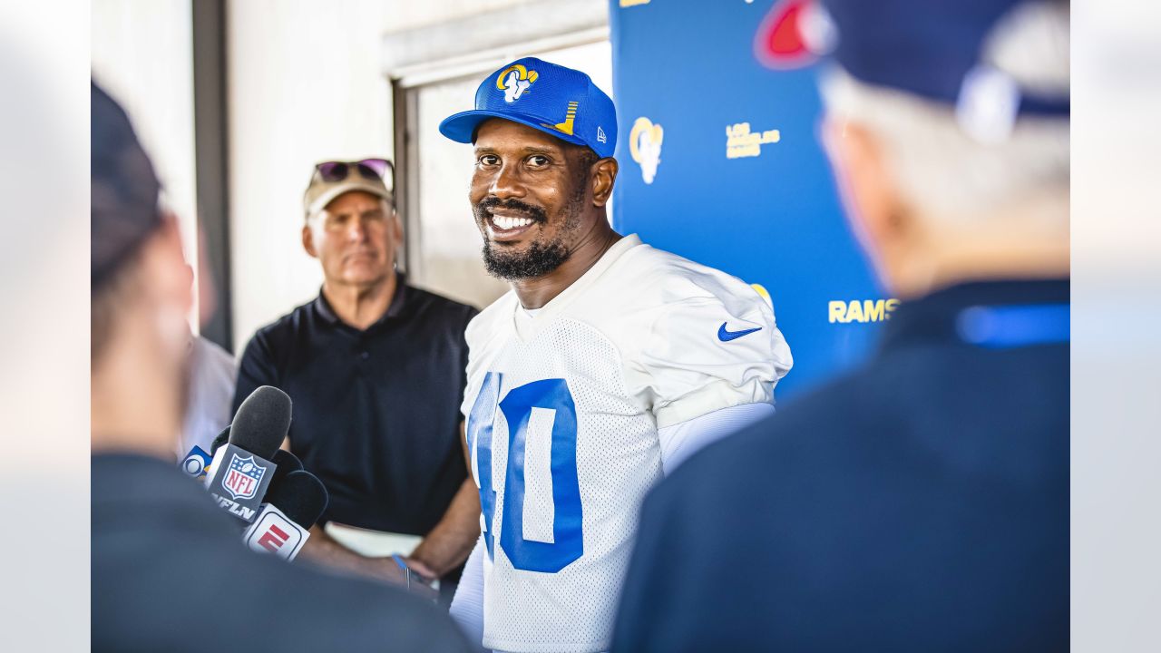 PHOTOS: OLB Von Miller's first day at Rams practice