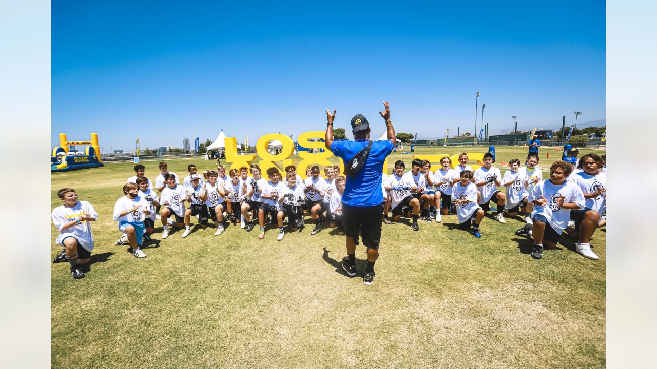 Rams Conduct Youth Football Clinic To Commemorate Juneteenth