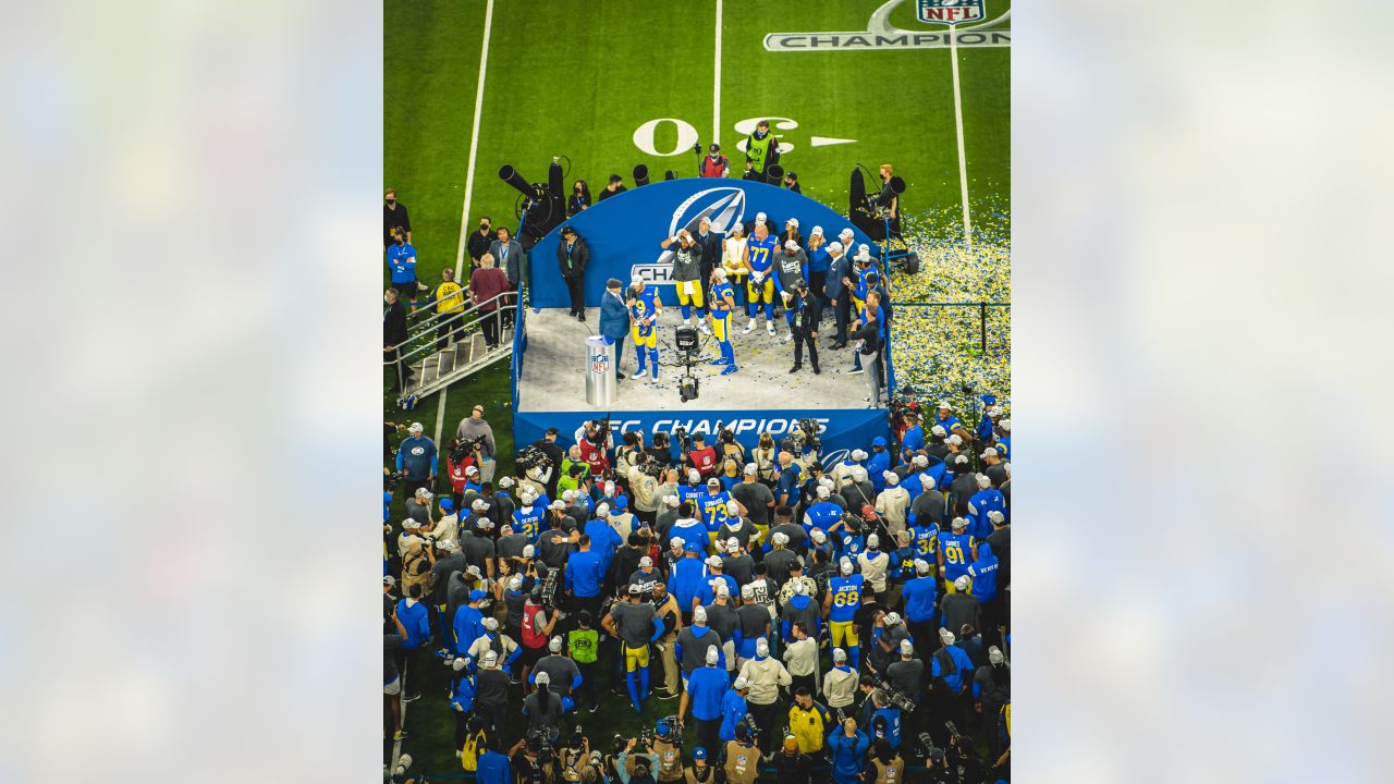 CELEBRATION PHOTOS: Best celebration moments from Rams NFC Championship  ceremony