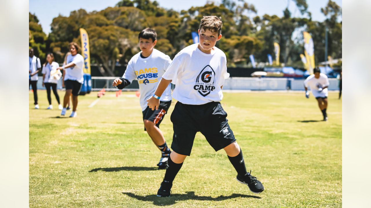 Rams Conduct Youth Football Clinic To Commemorate Juneteenth