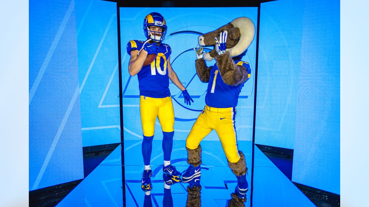 MEDIA DAY PHOTOS: Rams players shine bright on LED stage