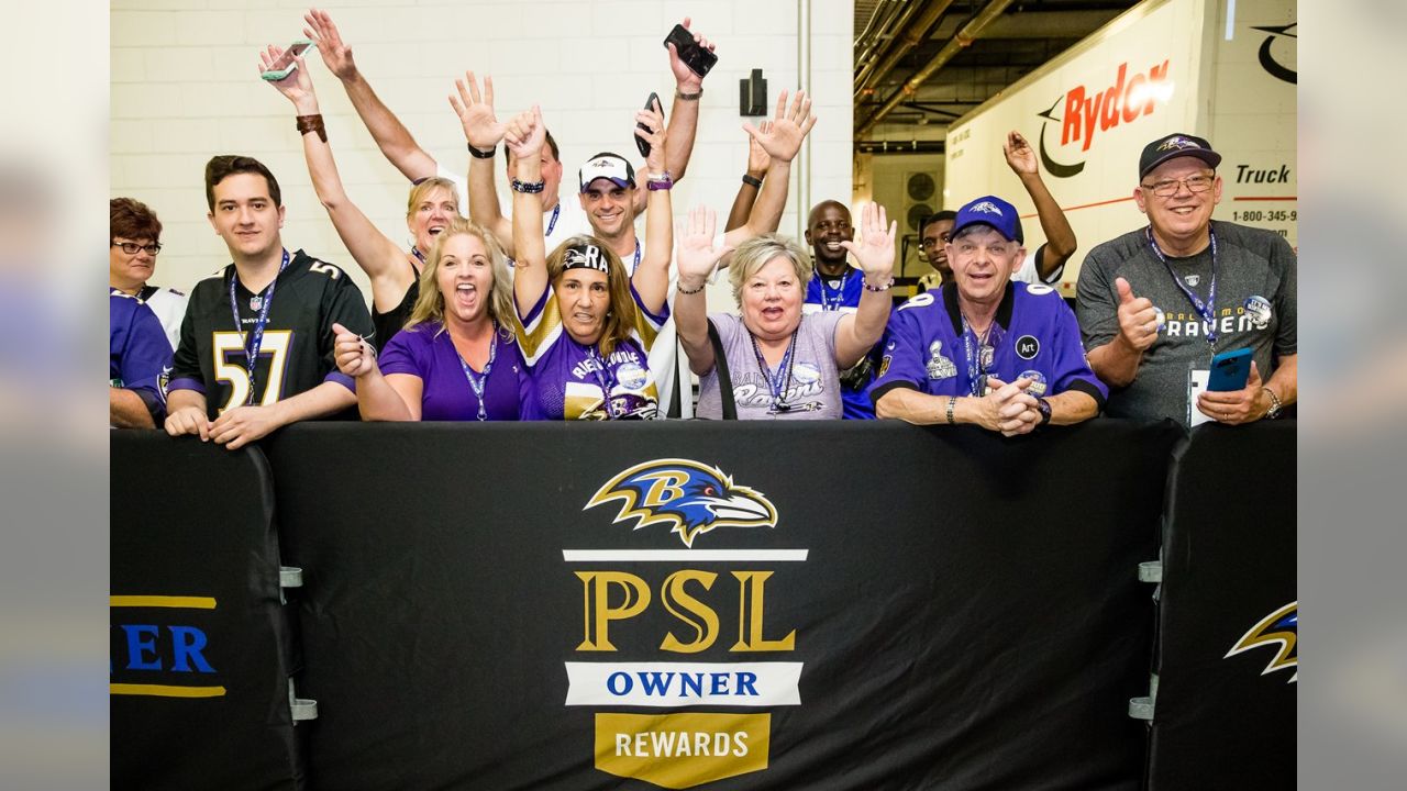 Ravens PSL Owner Rewards  Baltimore Ravens –