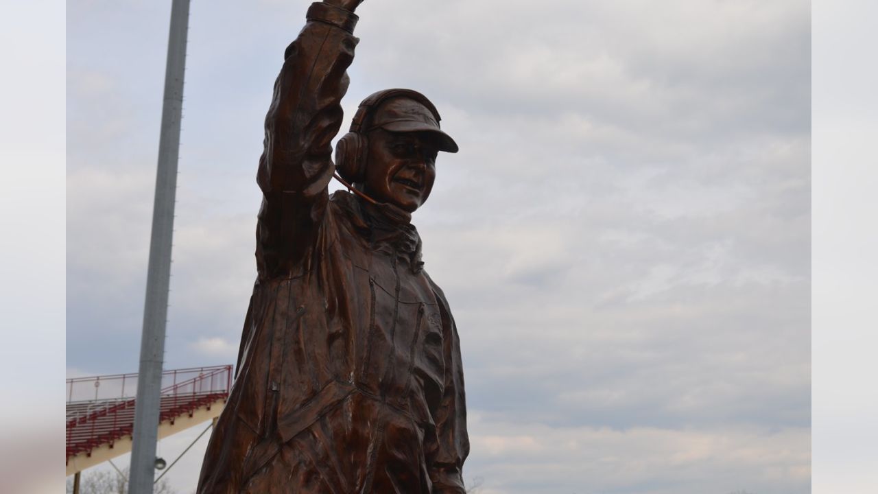 College football: Miami U. honors Ravens' John Harbaugh with statue