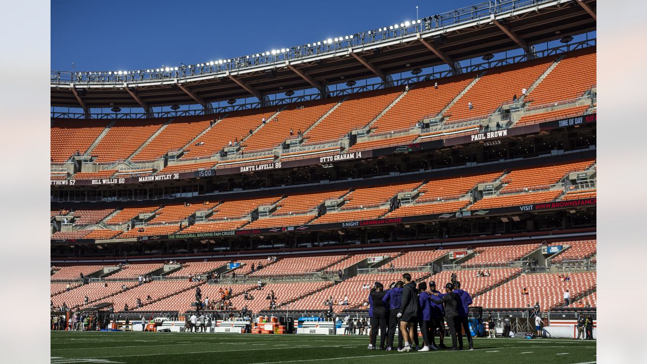 Cleveland Browns play the Baltimore Ravens Sunday