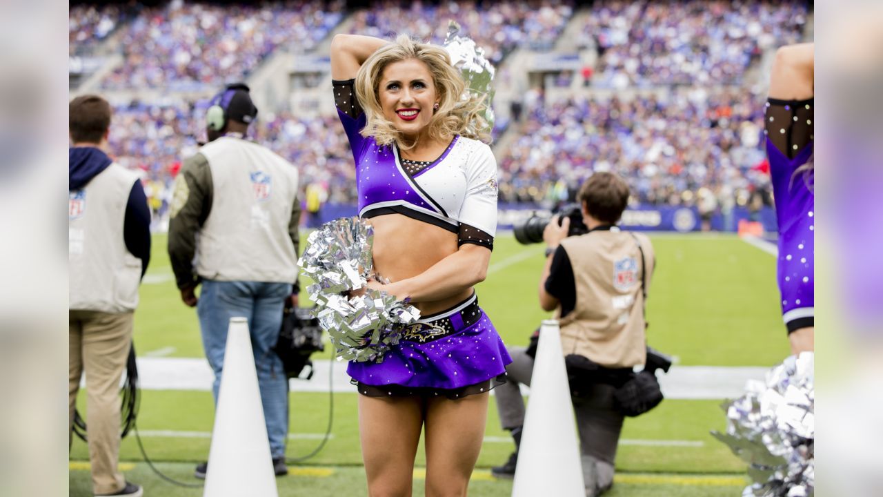 Ravens cheerleaders at Sunday's game vs. Bengals