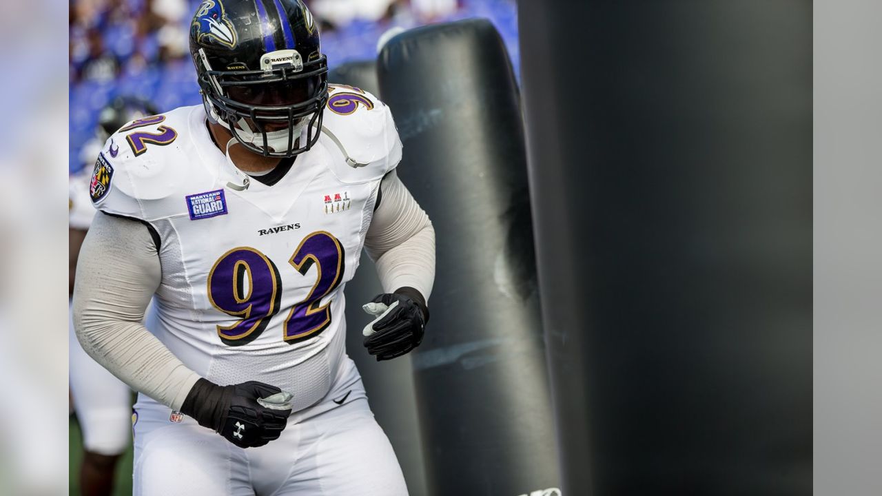 Haloti Ngata comes to Baltimore to announce retirement from NFL