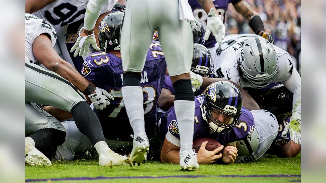 Ravens Suffer First Loss of Season, Fall 28-27 to Raiders