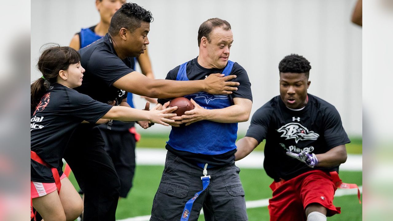 Baltimore Ravens Hosted PLAY 60 All-Ability Football Clinic at