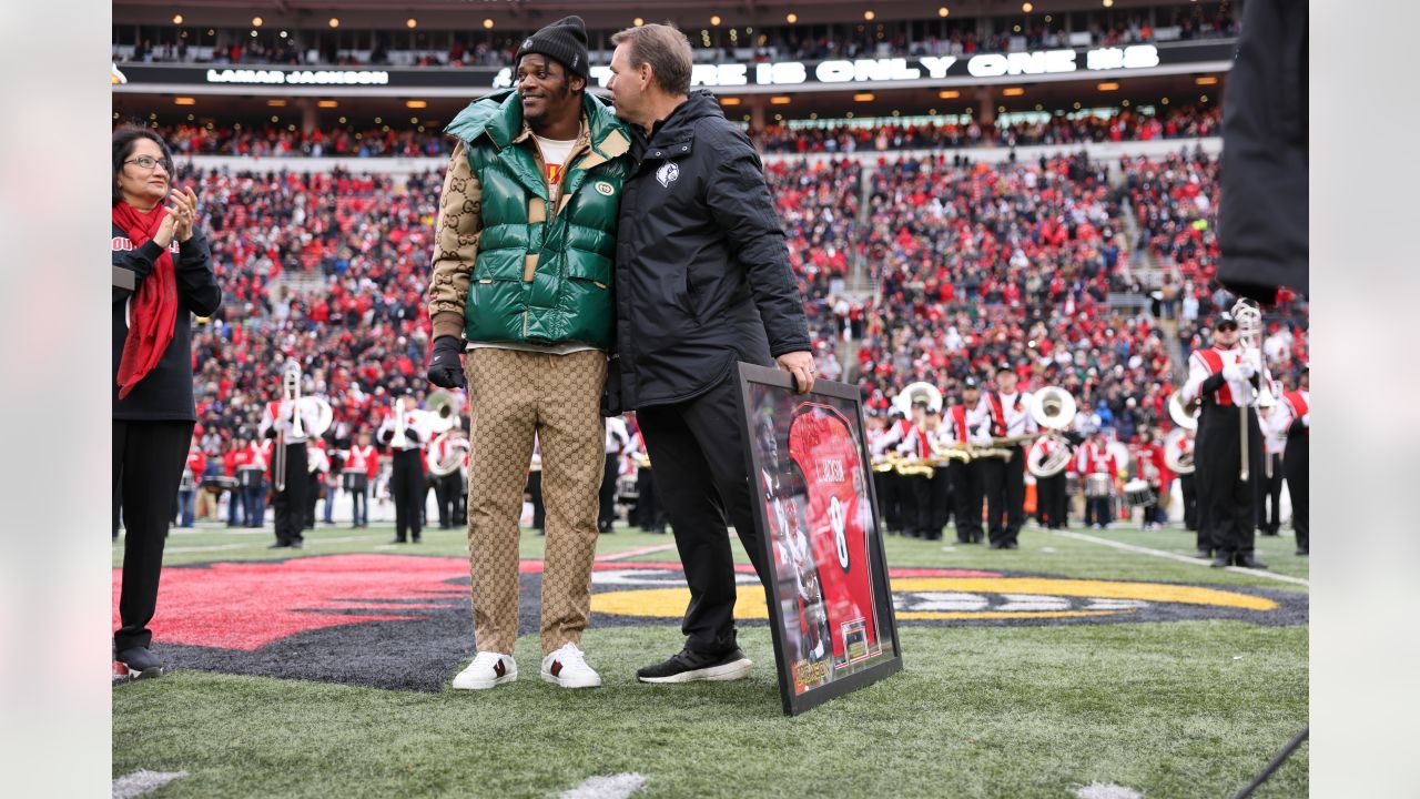 Lamar Jackson Speech After Jersey/Number Retirement 11-13-2021 