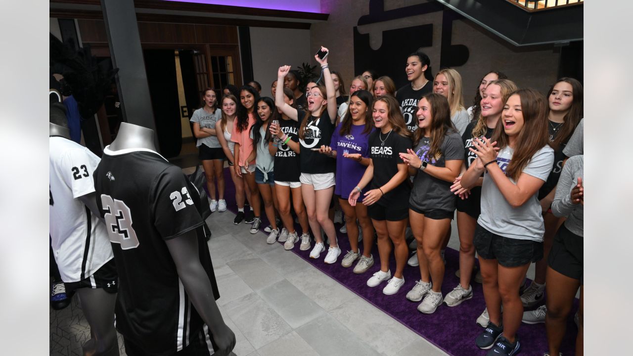 Baltimore Ravens and Under Armour unveil uniforms for inaugural season of  girls' flag football in Frederick County - Sports Illustrated High School  News, Analysis and More