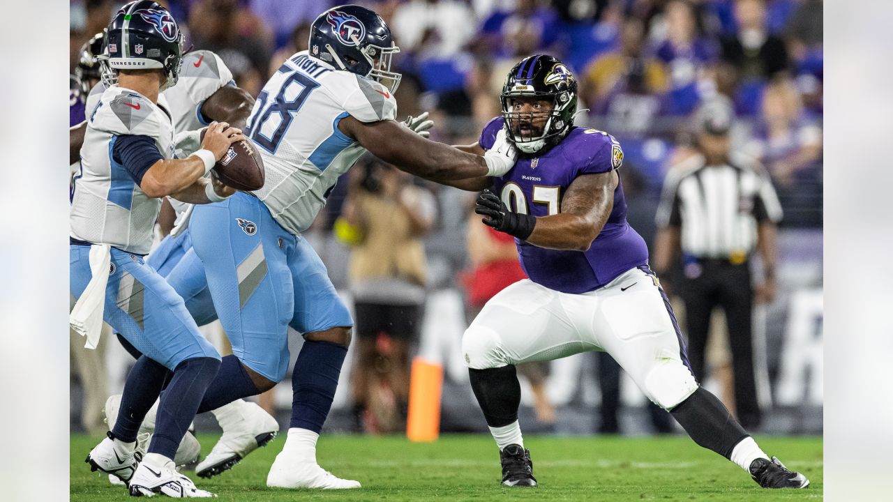 Tennessee Titans vs Baltimore Ravens NFL preseason game photos