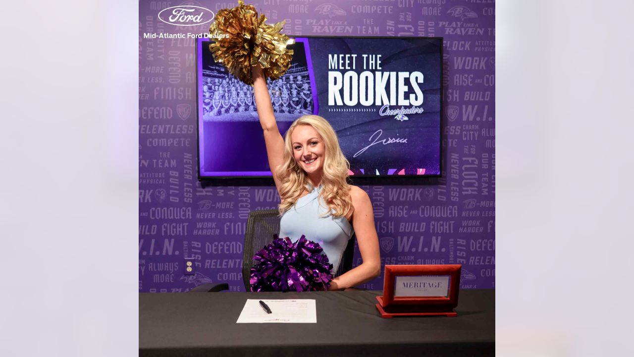 Up Up and Away: Vikings Cheerleader Samantha rises up to be cover