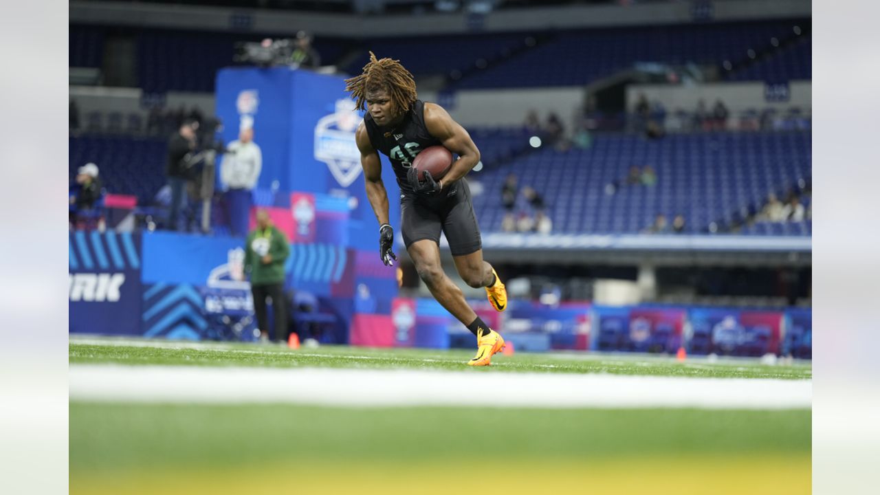 Georgia's Lewis Cine makes statement with performance at NFL combine