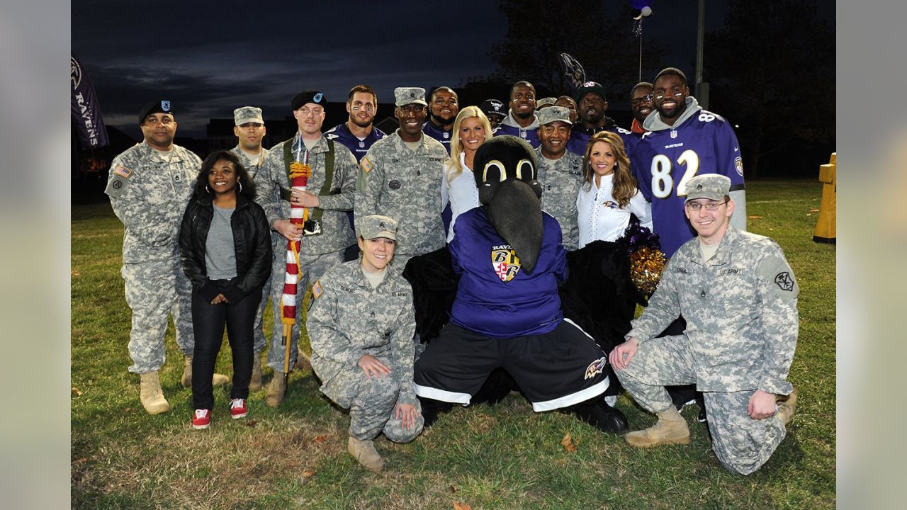 Ravens Hold Youth Football and Military Combine