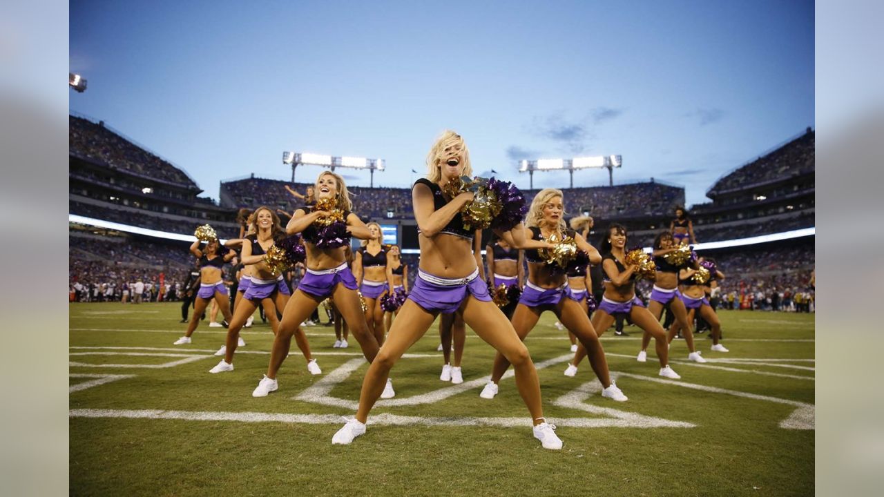 Ravens cheerleaders at Sunday's game vs. Bengals