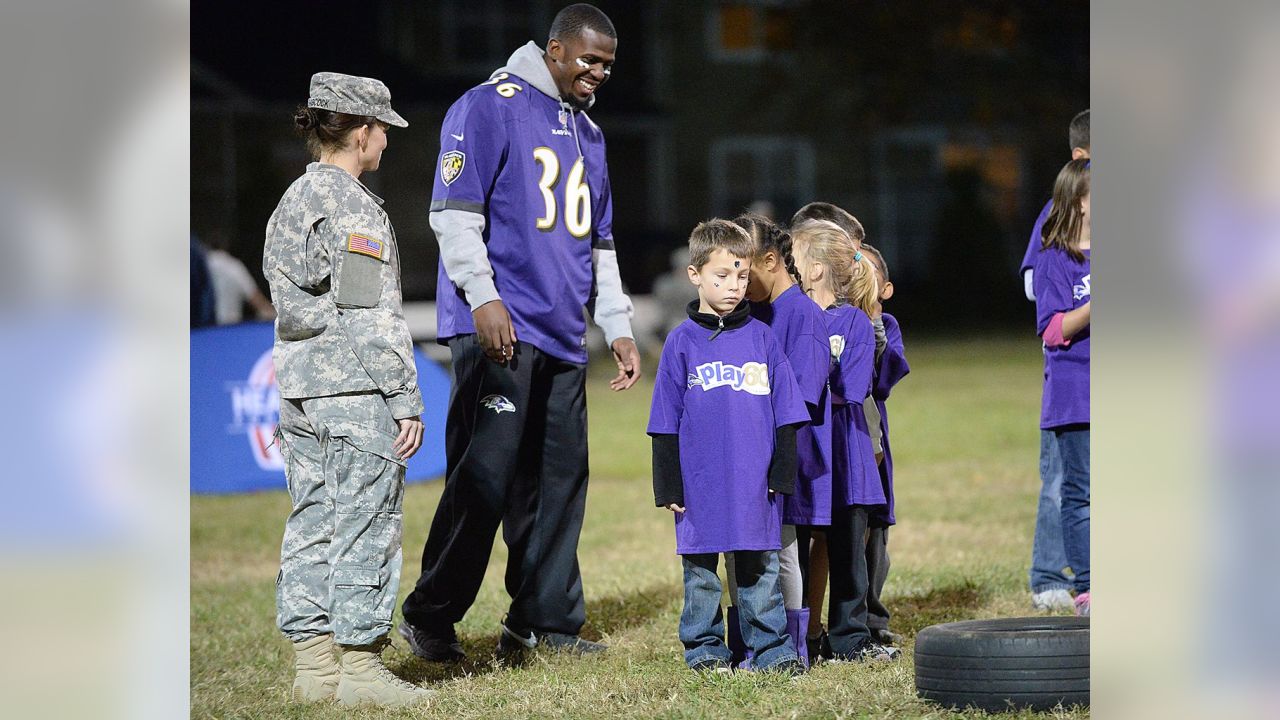 Ravens Hold Youth Football and Military Combine