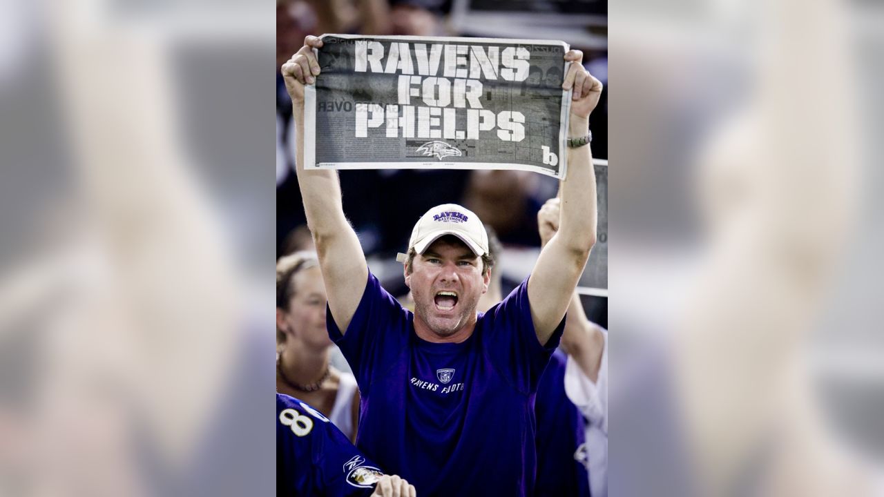 Ravens will show Michael Phelps' race during Thursday preseason game