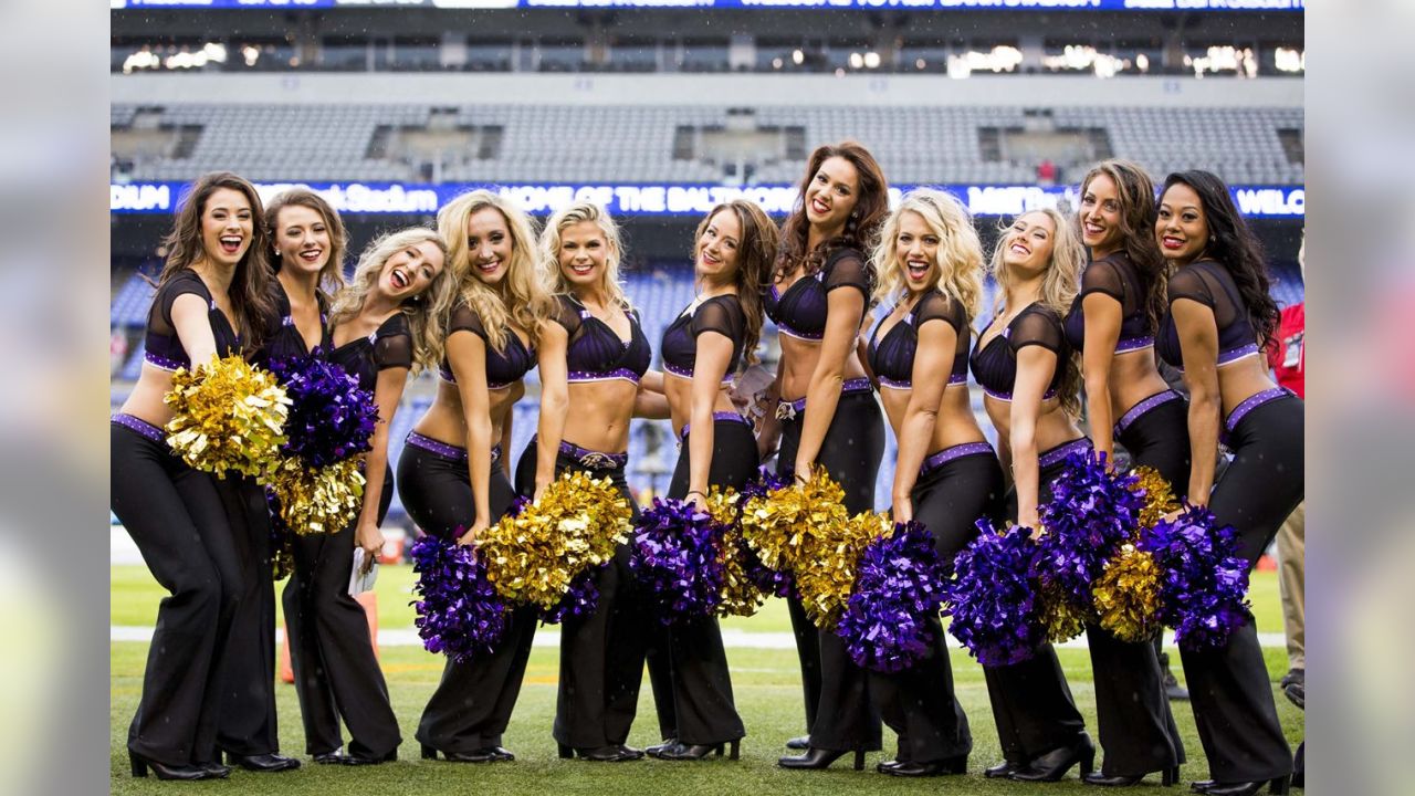 Ravens cheerleaders at Sunday's game vs. Bengals