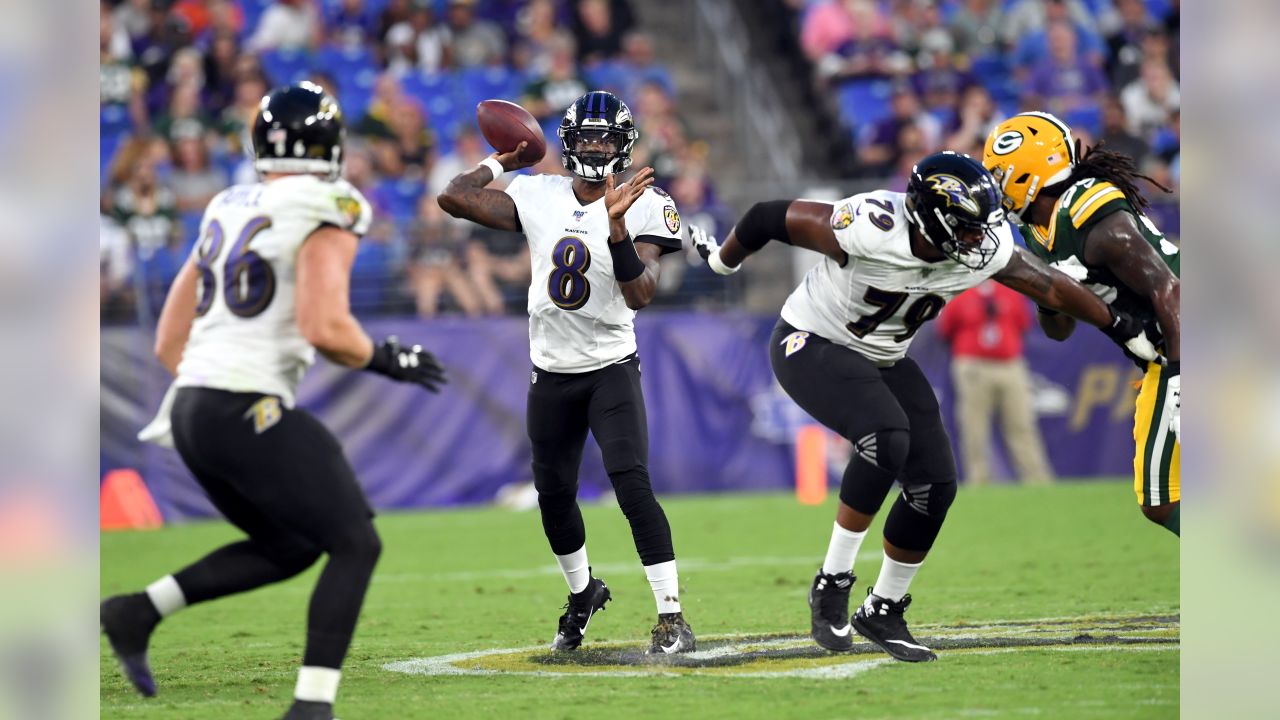 Baltimore Ravens linebacker Aaron Adeoye recovers Ravens' FIFTH turnover of  the game