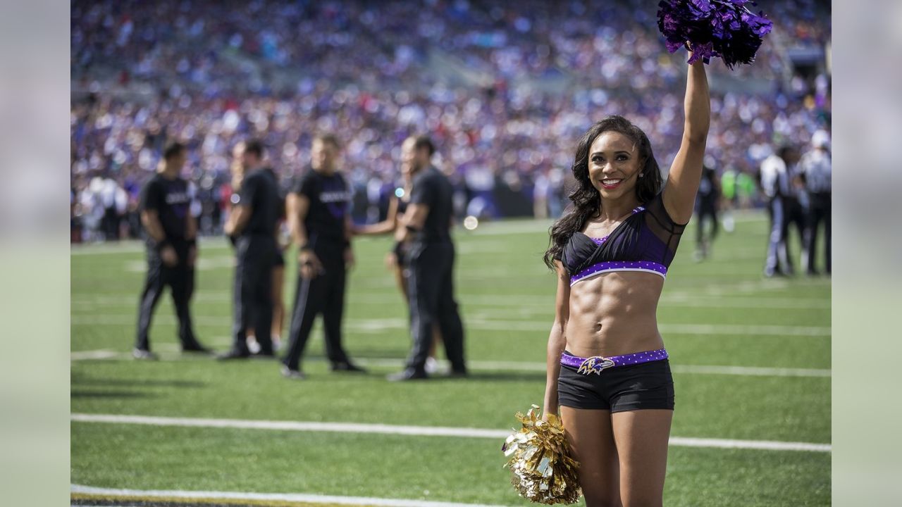 Ravens cheerleaders in 2015