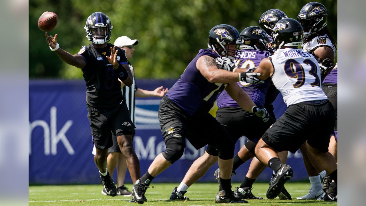 SociaLight: Lamar Jackson Debuts New Visor At Camp