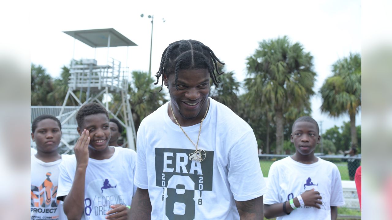 Check Out Kids' Fun Day With Lamar Jackson