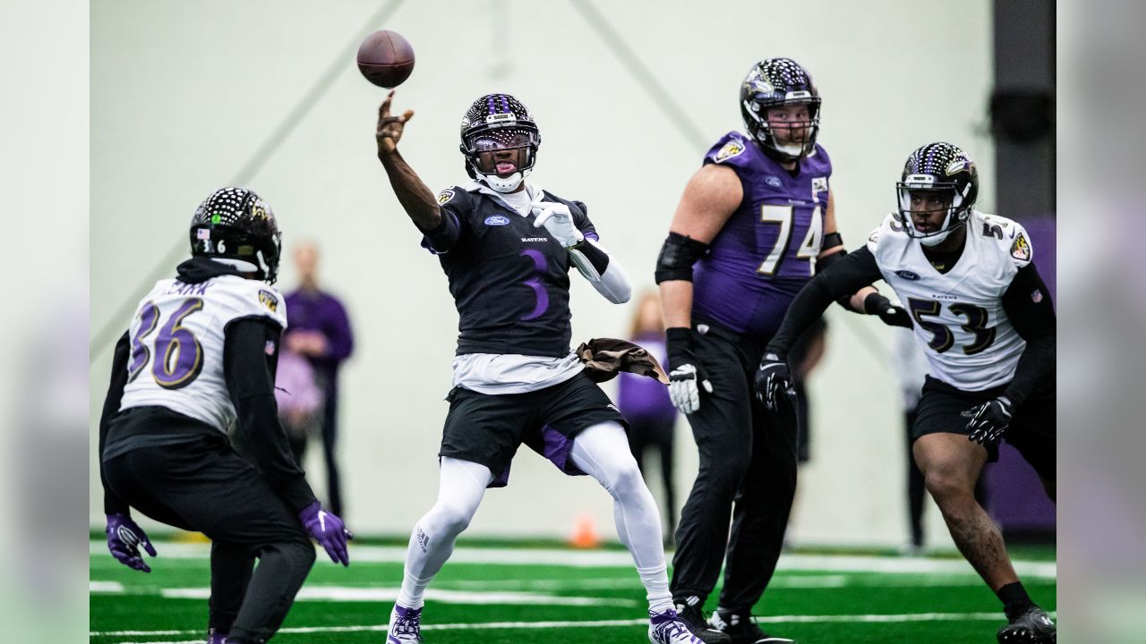 Inside Ravens Practice Before Playoff Opener