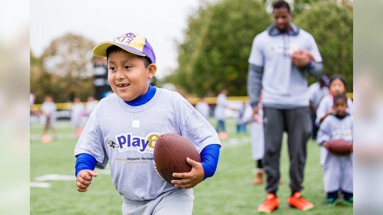 Ravens events held for school football, Hispanic Heritage Month