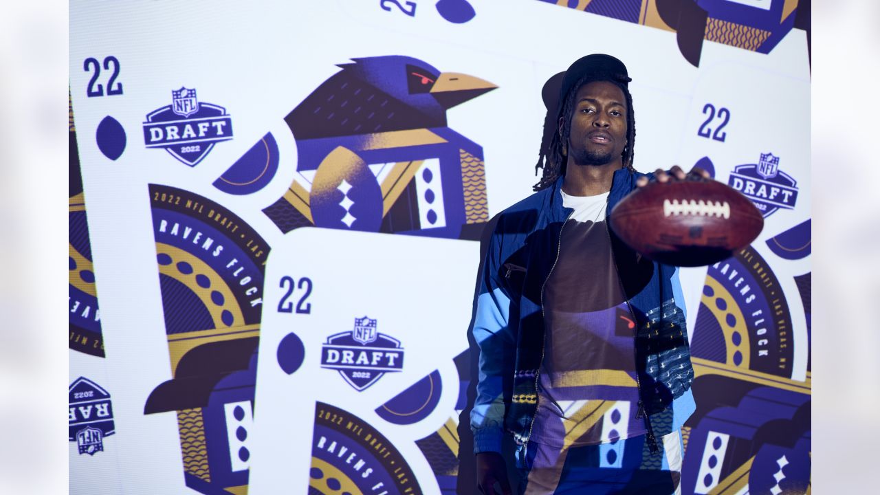 Rookie Portraits of Ravens 2022 Draft Class