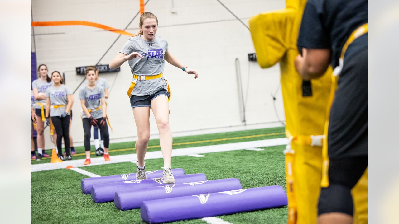 Baltimore Ravens and Under Armour unveil uniforms for inaugural season of  girls' flag football in Frederick County - Sports Illustrated High School  News, Analysis and More